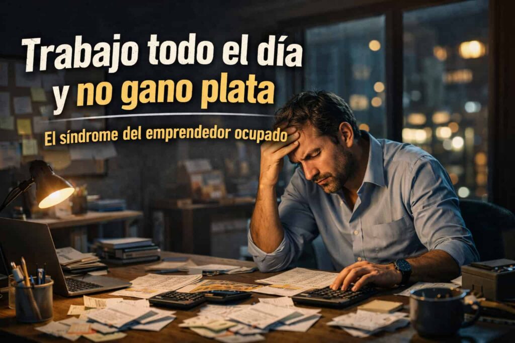 Emprendedor planificando estrategia de negocios